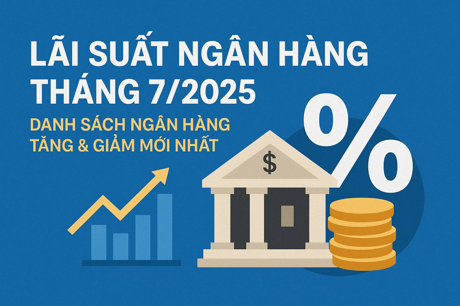 Lãi suất ngân hàng cuối tháng 7/2025: Ngân hàng nào tăng, ngân hàng nào giảm?